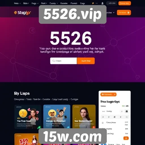 Acessibilidade e design do site 5526.vip